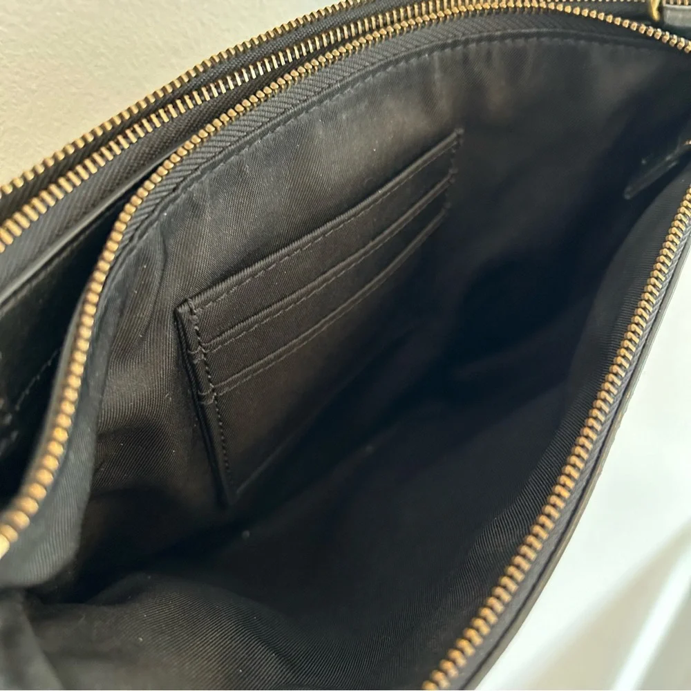 FOSSIL Leather Devon Crossbody Bag Black - Picture 8 of 10